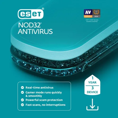 Miniatura 8 de ESET NOD32 Antivirus 2025 Edition 1 Device 1 Year Antivirus Software Gamer Mode Small System Footprint Digital Download [PC/Mac]