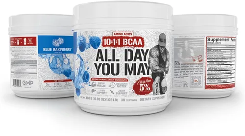 Miniatura 2 de 5% Nutrition Rich Piana AllDayYouMay BCAA Powder Aminoácidos prémium para intra y después del entrenamiento, EAA, electrolitos Hidratación