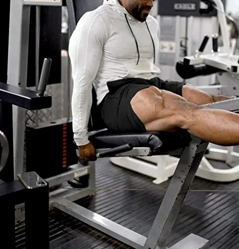 Miniatura 5 de EVERWORTH Pantalones cortos deportivos para hombre, pantalones cortos de entrenamiento para gimnasio, pantalones cortos casuales para correr