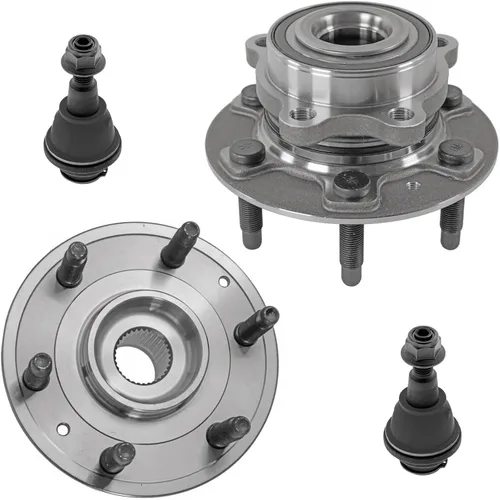 Miniatura 205 de Detroit Axle - Kit de nudillos de dirección delantera izquierda para Ford Edge Lincoln MKX 07-10, cojinete de rueda del lado del conductor, nudillo