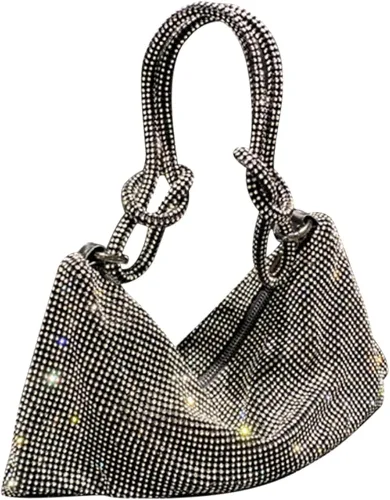 Bolso de mano con diamantes de imitación bolso de noche brillante para mujer bolso de noche bajo las axilas bolsas de hombro para cena fiesta boda