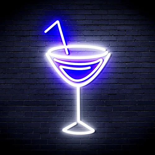 Miniatura 15 de AdvPro Seco Martini Flex Silicona LED Neon Sign - Azul - st16s32-fnu0207-b