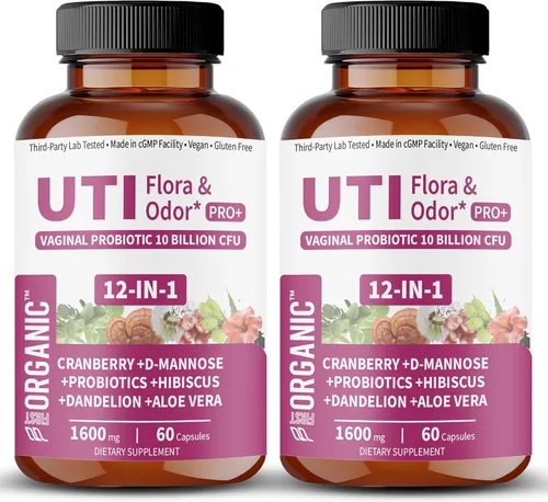 Miniatura 11 de Probiótico avanzado para el cuidado íntimo para mujer, microflora vaginal y apoyo diario para el tracto urinario, levadura, olor y equilibrio