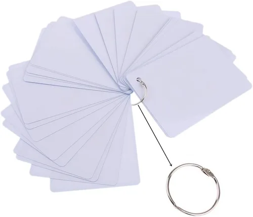 Miniatura 7 de SANTSUN 36 piezas de tarjetas flash My Body Parts para niños pequeños, con agujeros perforados, para que puedas ordenar y organizar las tarjetas