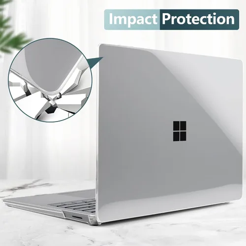 Miniatura 6 de TWOLSKOO Funda para portátil Microsoft Surface de 13.5" 5/4/3 con reposamanos de metal modelo 1951/1868, carcasa rígida de plástico protector