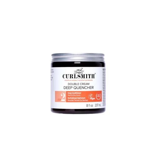 Miniatura 4 de CURLSMITH Double Cream Deep Quencher - Mascarilla acondicionadora profunda para rizos, hidratante y desenredante, para todo tipo de rizos, vegano