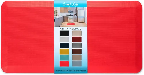 Miniatura 26 de ComfiLife - Alfombrilla antifatiga de 3/4 pulgadas de grosor para cocina o escritorio de pie, hogar u oficina, duradera, resistente a las manchas