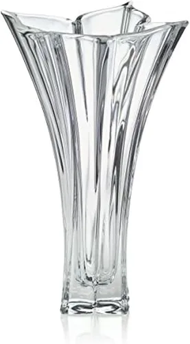 Mikasa Florale Jarrón de cristal, 14"