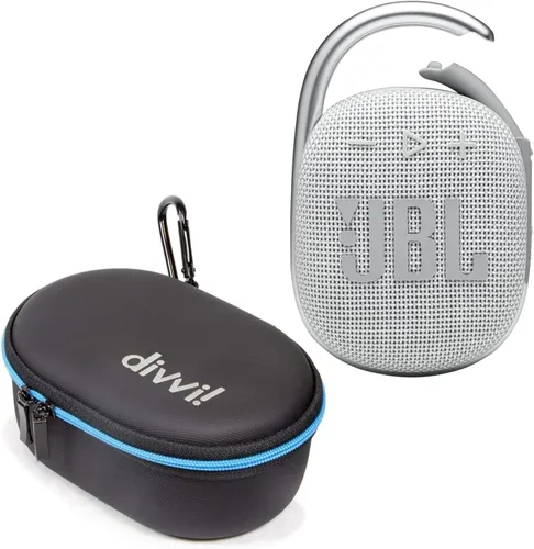 Miniatura 17 de JBL Clip 4 - Altavoz Bluetooth portátil (Azul) + Paquete con funda protectora rígida divvi! (Negro)