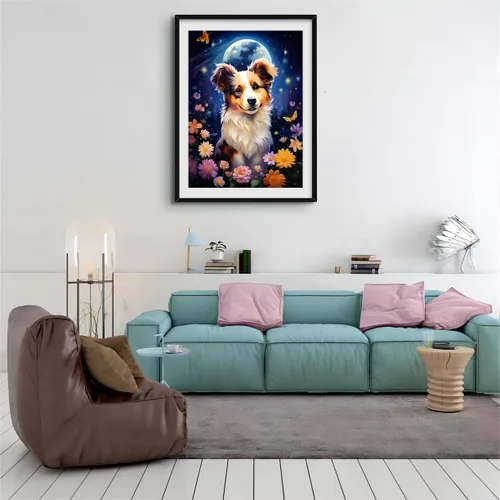 Miniatura 3 de Kits de arte de diamantes para adultos, kits de pintura de diamantes para adultos, pintura de arte de diamantes para perros con diamantes
