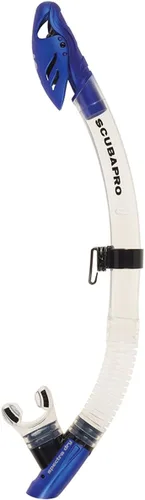 Miniatura 12 de SCUBAPRO Spectra Dry Snorkel with Purge Valve, Flexible Lower Corrugated Tube, Regulator-Style Mouthpiece and Quick-Connect Clip Negro