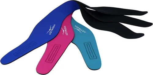 Miniatura 7 de AqtivAqua Diadema de natación para niños, adultos, hombres, mujeres, niños pequeños, tapones para los oídos (color negro, tamaño: M)