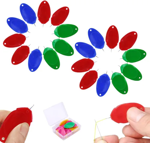 Miniatura 7 de Runsgo Enhebrador de agujas para máquina de coser, enhebrador de agujas de plástico 2024, herramienta simple para coser a mano, enhebrador de agujas