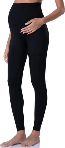 POSHDIVAH - Leggings de maternidad para mujer para usar sobre el vientre, pantalones de yoga para embarazo, leggings para entrenamiento activo