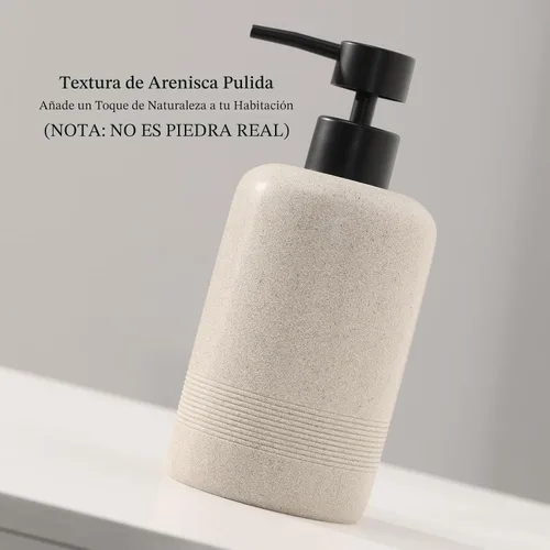 Miniatura 4 de Dispensadores de Jabón 400ML 13OZ, 2 PCS Dispensador de Jabón para Manos Platos Loción Champú, Frascos con Bomba de Jabón de Resina Premium Gruesos