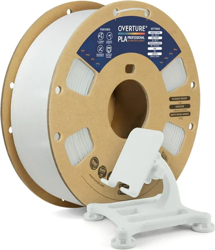 Miniatura 43 de Overture PLA Plus (PLA+) Filamento de 1/16 pulgadas, dureza mejorada con rollo PLA, con superficie de construcción 3D de 7.87 × 7.87 pulgadas, PLA