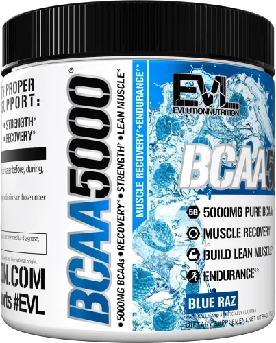 Miniatura 2 de Evlution BCAAs - Polvo de aminoácidos BCAA - Suplemento en polvo BCAA para recuperación después del entrenamiento, bebida de recuperación y energía