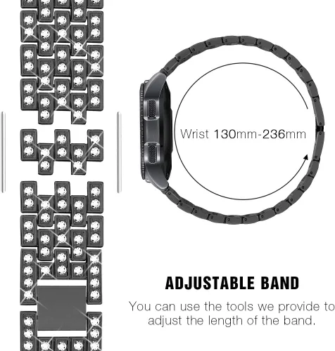 Miniatura 4 de Supoix Compatible con Samsung Galaxy Watch 7/6/5/4 de 1.575 pulgadas, 1.732 pulgadas, Galaxy Watch FE 2024/Galaxy 3 de 1.614 pulgadas/Galaxy Watch