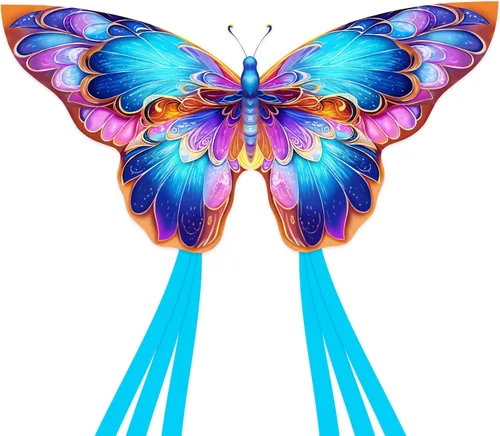 Miniatura 9 de HONBO Butterfly Kites for Kids & Adults, Easy to Fly for Beginners, Each Kite with 300ft Line Handle,Beginner Kite for Kids Ages 4-8,Beach Kites for