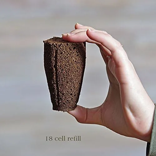 Miniatura 2 de Park Seed Paquete de 36 esponjas de repuesto para el bloque de plantación de 18 celdas