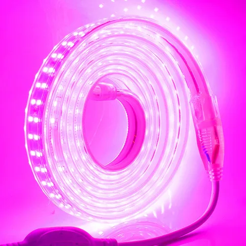 Miniatura 10 de SUYOOULIN Tira de luces LED, alto voltaje AC110V-130V 13 pies/13.1 ft súper brillante 16000LM Waterpoof IP68 2835 180 LEDs/m tiras de luz LED