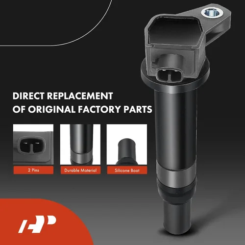Miniatura 4 de A-Premium Juego de 4 paquetes de bobinas de encendido y bujías de iridio compatibles con Hyundai Accent 2006-2011 y Kia Rio Rio5 2006-2011, L4 1.4L