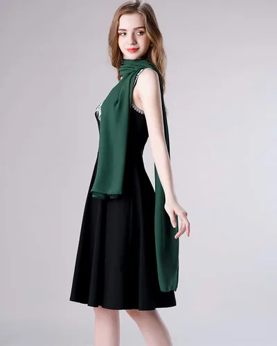 Miniatura 49 de Chales/mantones de gasa suave para vestidos, accesorios de mujer