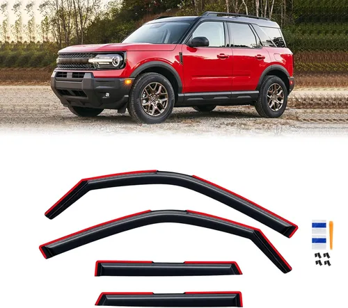 Miniatura 147 de Protectores de lluvia en canal para Jeep Grand Cherokee L 2021-2026, protectores de visera de ventana, deflector de ventilación, sombra viento humo