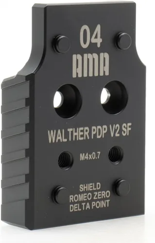 Miniatura 3 de Placa adaptadora para Walther PDP V2 SF compatible con Trijicon, Holosun, Leupold, Shield, Docter