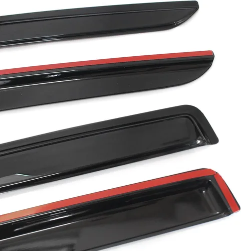 Miniatura 4 de IKON MOTORSPORTS, 1994 1995 1996 1997 - Visera de ventana compatible con Jeep Grand Cherokee 1993-1998, estilo delgado, acrílico, tintado