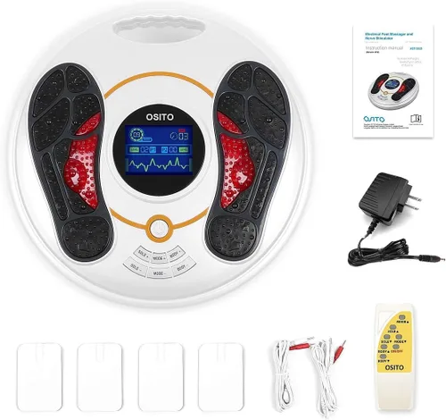 Miniatura 6 de Foot Circulation Plus (elegible para FSA o HSA) - Máquina de masaje de pies con unidad TENS, EMS (estimulador muscular eléctrico) Pies Salud