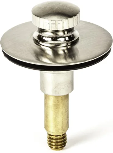 Miniatura 2 de PF WaterWorks PF0969-BN - Conjunto de desagüe de bañera con bloqueo de elevación (tracción de empuje)
