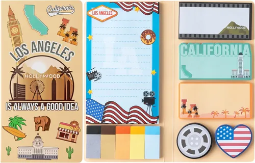 Miniatura 17 de B1ykin Lindo Conjunto de Notas Adhesivas - Bloc de Notas Autoadhesivas con Forma de Videojuego de Subir de Nivel, 550 Hojas de Páginas de Memo