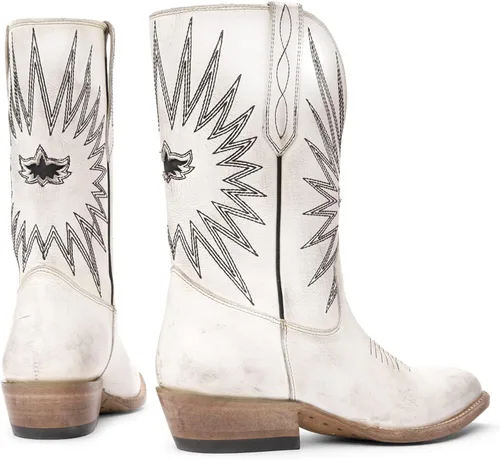 Miniatura 4 de Mezcalero Botas vaqueras para Mujer con costuras occidentales tradicionales en la caña - Mezcal