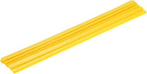 Miniatura 112 de MECCANIXITY 5 varillas de soldadura de plástico amarillo de 0.374 in x 9.843 in HDPE cinta plana de soldadura de plástico para reparar tanques