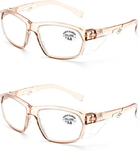Miniatura 93 de ProtectX Elegantes gafas de seguridad antivaho y resistentes a los arañazos, gafas de protección UV, lentes de bloqueo de luz azul para hombres