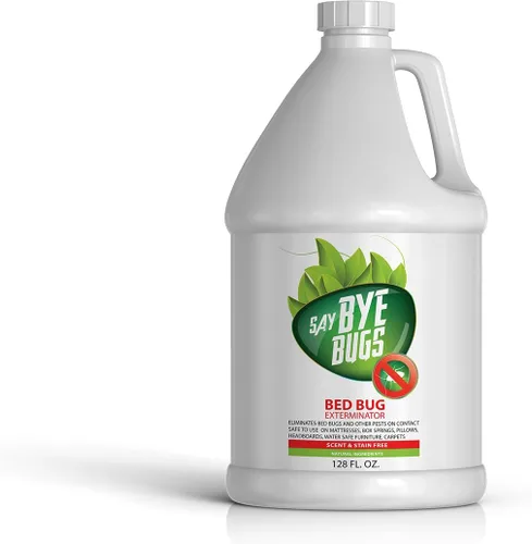 Miniatura 7 de Say Bye Bugs Aerosol para chinches de cama tamaño de viaje, no tóxico y mata al contacto. Spray antimanchas y olor. Nueva fórmula para deshacerse