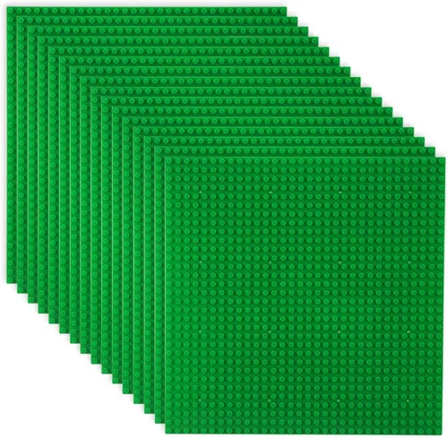 Miniatura 9 de LVHERO 16 piezas de placas base clásicas para ladrillos de construcción 100% compatibles con todas las marcas principales - Placa base, 10 x 10