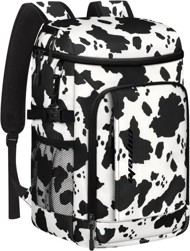 Miniatura 14 de Capolo Mochila térmica térmica impermeable para mujeres y hombres, 36/45 latas, lonchera a prueba de fugas, bolsa térmica suave para acampar y playa