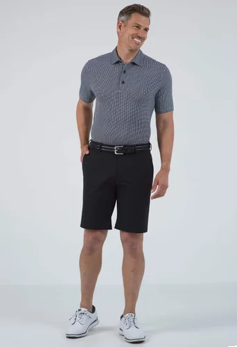 Miniatura 8 de IBKUL Polo de manga corta para hombre con protección solar UPF 50+ Icefil Cooling Tech Mini Check 94754