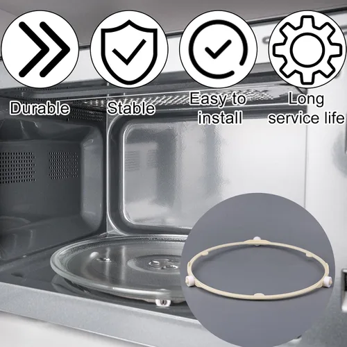 Miniatura 6 de Anillo de soporte para plato giratorio de microondas de 8.5 pulgadas/8.5 in, accesorios de repuesto compatibles con GE Samsung Frigidaire WB06X10625