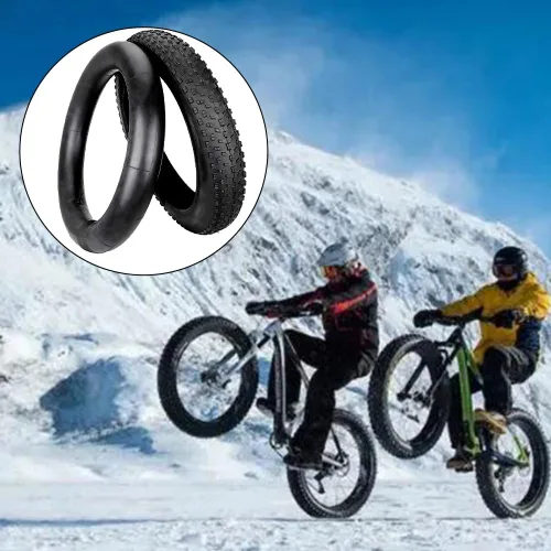 Miniatura 5 de HIEBIKE - Juego de tubos interiores de 20 x 4.0 con válvula Schrader, ideal para bicicletas de montaña, bicicletas de nieve y bicicletas eléctricas
