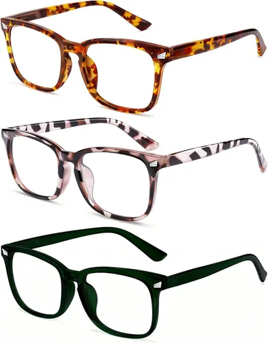 Miniatura 30 de Gafas de Bloqueo de Luz Azul para Hombres y Mujeres Gafas de Luz Azul 99% de Bloqueo Gafas para Computadora Conducción Nocturna Videojuegos