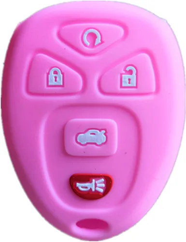 Funda para llavero compatible con Buick Cadillac Chevrolet Chevy GMC Pontiac Saturn 5 botones llavero KOBGT04A 22733524 10305091 10305092 OUC60270