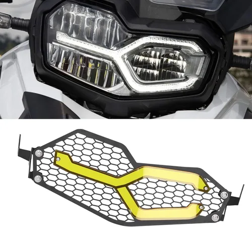 Miniatura 2 de Fydun Cubierta de malla para faro delantero de motocicleta con soporte fijo para F750GS / F850GS 2018‑2019
