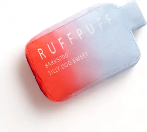 Miniatura 7 de RUFF PUFF Juguetes para perros – Divertido y lindo juguete de peluche para mascotas con chirriador – Juguete de perro de parodia – Juguetes
