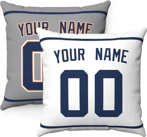 Miniatura 27 de ANTKING Paquete de 2 almohadas personalizadas con cualquier nombre y número, regalo personalizado para hombres, mujeres y niños Para Philadelphia