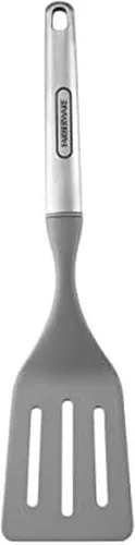 Miniatura 9 de Farberware Cuchara ranurada suave profesional de acero inoxidable, 13.58 pulgadas, gris