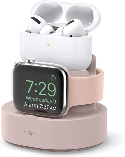 Miniatura 9 de elago Estación de carga 2 en 1 para productos Apple, diseñada para AirPods, AirPods Pro, iPhone, Apple Watch [cables no incluidos] (blanco clásico)