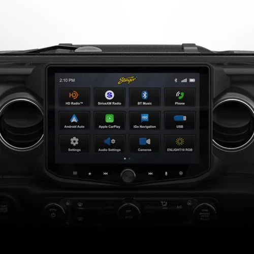 Miniatura 5 de Stinger HEIGH10 Wrangler JL (18-23) y Gladiator JT (20-23) Estéreo de coche con pantalla táctil HD de 10 pulgadas, radio automática Apple